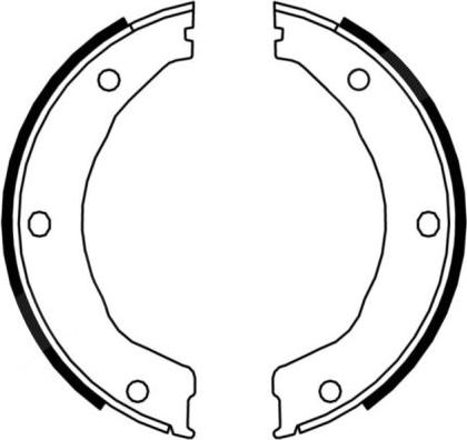 ABE CRG002ABE - Brake Shoe Set autospares.lv