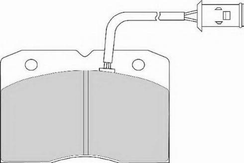 ABEX AVR105 - Brake Pad Set, disc brake autospares.lv