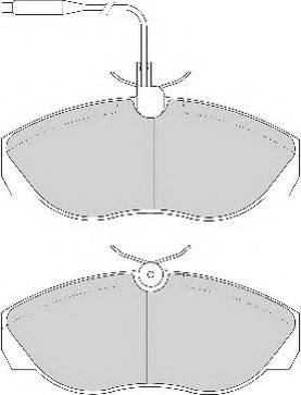 ABEX AVR103 - Brake Pad Set, disc brake autospares.lv