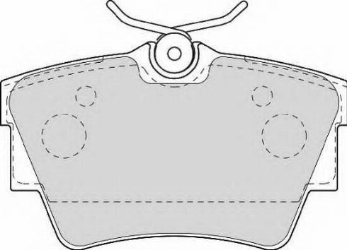 ABEX AVR116 - Brake Pad Set, disc brake autospares.lv