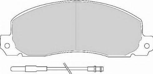 ABEX AVR110 - Brake Pad Set, disc brake autospares.lv