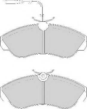 ABEX AVR112 - Brake Pad Set, disc brake autospares.lv