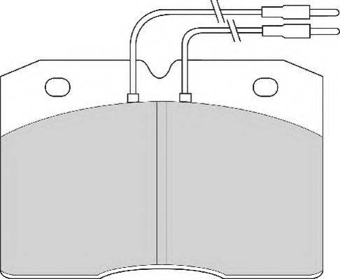 ABEX AVR130 - Brake Pad Set, disc brake autospares.lv