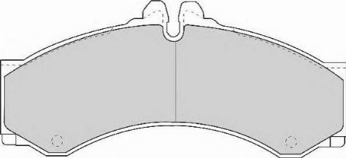 ABEX AVR132 - Brake Pad Set, disc brake autospares.lv