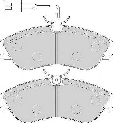 ABEX AVR129 - Brake Pad Set, disc brake autospares.lv