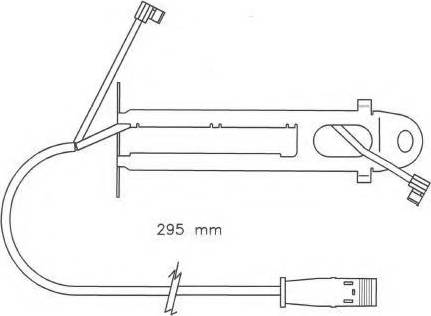 ABEX FAI150 - Warning Contact, brake pad wear autospares.lv