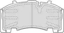 ABEX G6991 - Brake Pad Set, disc brake autospares.lv