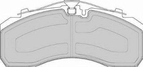 ABEX G6978PTS - Brake Pad Set, disc brake autospares.lv