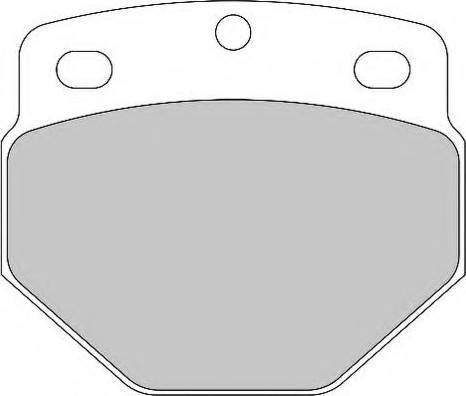 ABEX G6515 - Brake Pad Set, disc brake autospares.lv