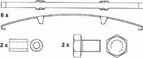 ABEX G6898FE - Brake Pad Set, disc brake autospares.lv