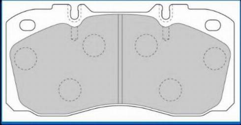 ABEX G6727 - Brake Pad Set, disc brake autospares.lv