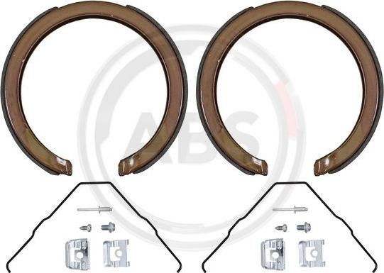 A.B.S. 9025 - Brake Shoe Set, parking brake autospares.lv