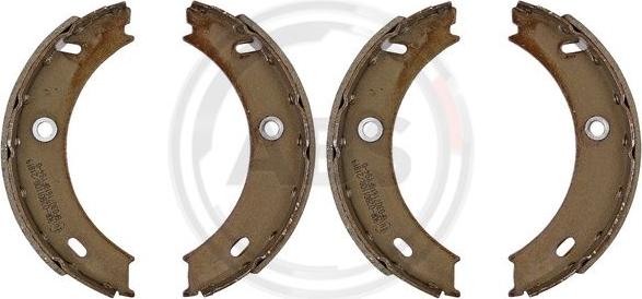 A.B.S. 9022 - Brake Shoe Set, parking brake autospares.lv