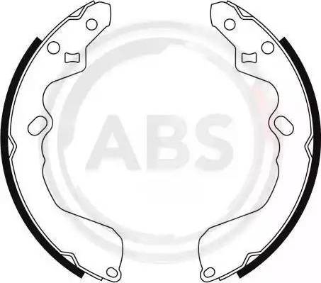 A.B.S. 9078 - Brake Shoe Set autospares.lv