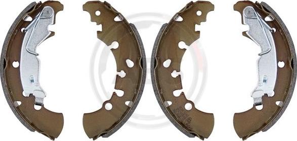 A.B.S. 9327 - Brake Shoe Set autospares.lv