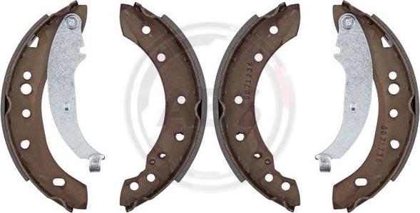 A.B.S. 9373 - Brake Shoe Set autospares.lv