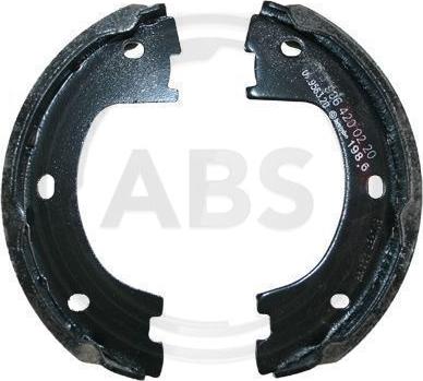 A.B.S. 9210 - Brake Shoe Set, parking brake autospares.lv