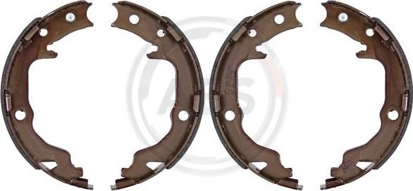 A.B.S. 40886 - Brake Shoe Set, parking brake autospares.lv