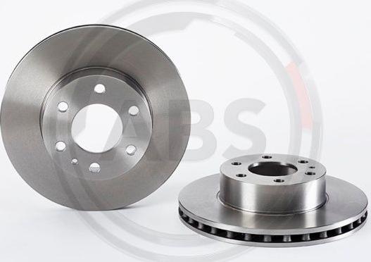 A.B.S. 09.9758.10 - Brake Disc autospares.lv