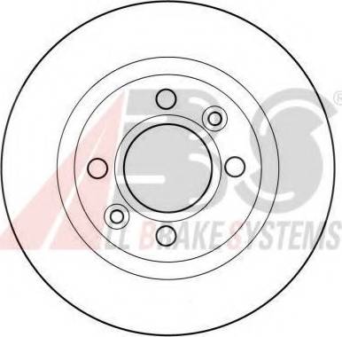 A.B.S. 15864 OE - Brake Disc autospares.lv