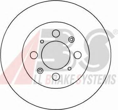 A.B.S. 16059 OE - Brake Disc autospares.lv