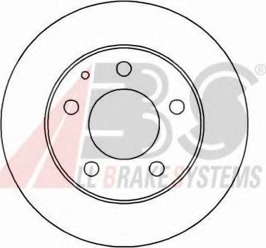 A.B.S. 16089 OE - Brake Disc autospares.lv