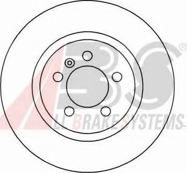 A.B.S. 16080 OE - Brake Disc autospares.lv