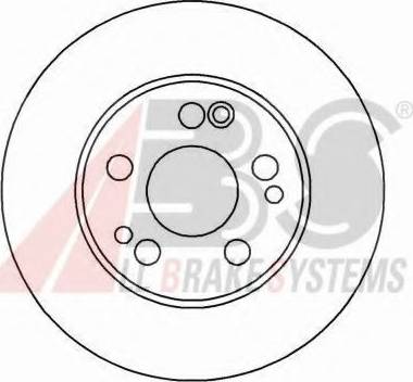 A.B.S. 16106 OE - Brake Disc autospares.lv