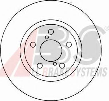 A.B.S. 16632 OE - Brake Disc autospares.lv