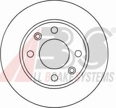 A.B.S. 15880 OE - Brake Disc autospares.lv