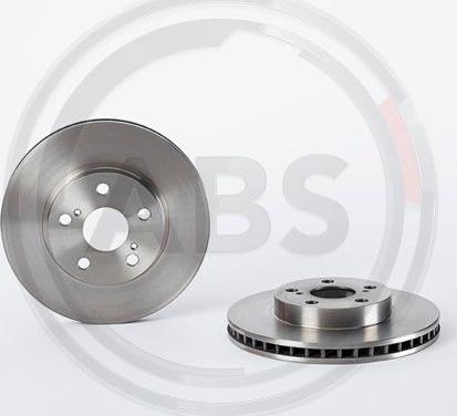 A.B.S. 09.5844.10 - Brake Disc autospares.lv