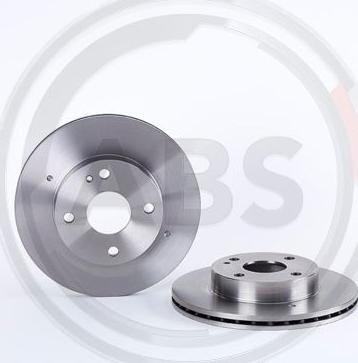 A.B.S. 09.5869.14 - Brake Disc autospares.lv