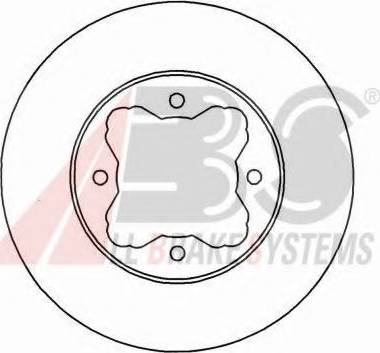 A.B.S. 16038 OE - Brake Disc autospares.lv