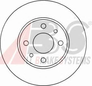 A.B.S. 16105 OE - Brake Disc autospares.lv