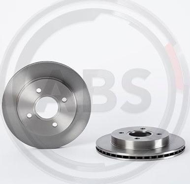 A.B.S. 09.5708.10 - Brake Disc autospares.lv