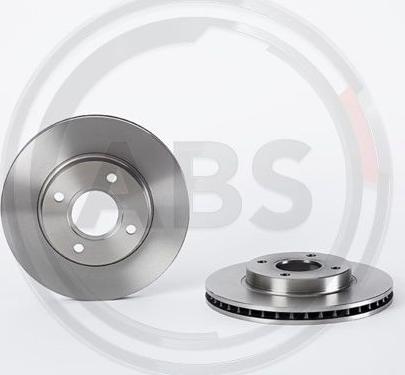 A.B.S. 09.5707.14 - Brake Disc autospares.lv