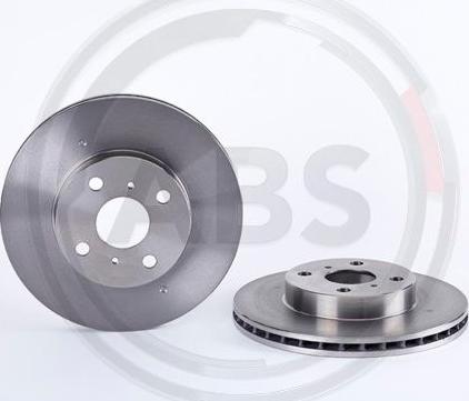 A.B.S. 09.5736.14 - Brake Disc autospares.lv