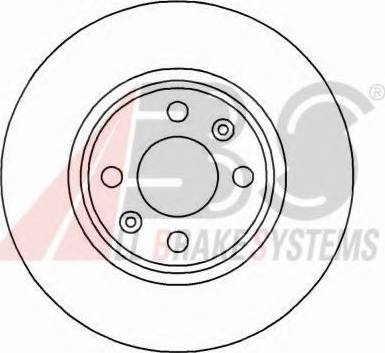 A.B.S. 16186 OE - Brake Disc autospares.lv