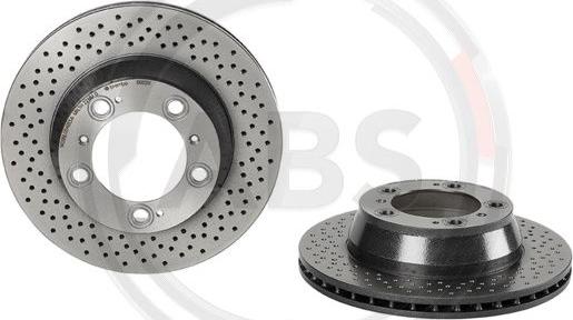 A.B.S. 09.6665.11 - Brake Disc autospares.lv