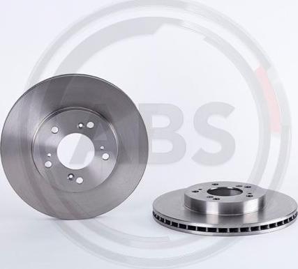 A.B.S. 09.6893.14 - Brake Disc autospares.lv