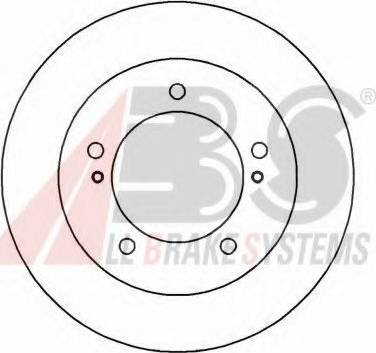 A.B.S. 16294 OE - Brake Disc autospares.lv