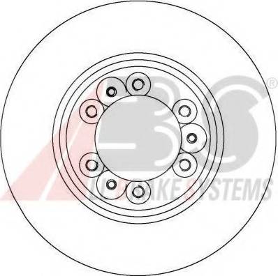 A.B.S. 16485 OE - Brake Disc autospares.lv