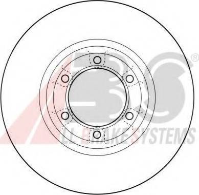 A.B.S. 16074 OE - Brake Disc autospares.lv