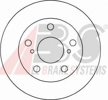 A.B.S. 16231 OE - Brake Disc autospares.lv