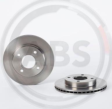 A.B.S. 09.6727.34 - Brake Disc autospares.lv