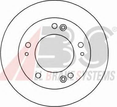 A.B.S. 16604 OE - Brake Disc autospares.lv