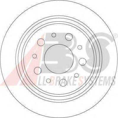 A.B.S. 17410 OE - Brake Disc autospares.lv