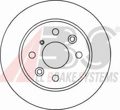 A.B.S. 16592 OE - Brake Disc autospares.lv