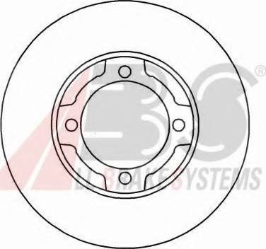 A.B.S. 16321 OE - Brake Disc autospares.lv