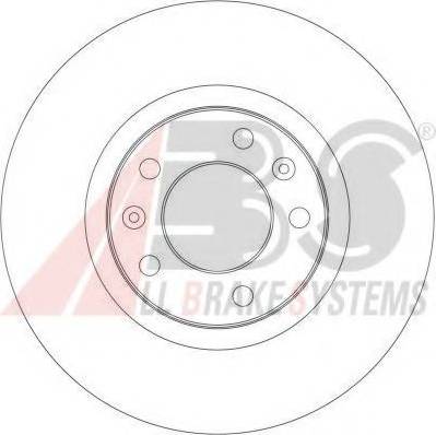 A.B.S. 17363 OE - Brake Disc autospares.lv